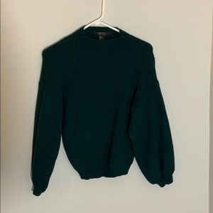 Forest green forever 21 sweater